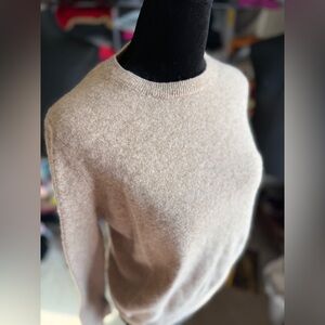 Quince Oatmeal Cashmere Sweater
